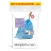 Vuilniszakken met trekband 16-18 liter | Simplehuman code V | 5 x 20 stuks