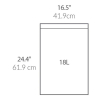 Vuilniszakken met trekband 18 liter | Simplehuman code L | 5 x 20 stuks SSI06058 - 3