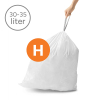 Vuilniszakken met trekband 30-35 liter | Simplehuman code H | 3 x 20 stuks SSI06013 - 2