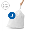 Vuilniszakken met trekband 30-40 liter | Simplehuman code J | 20 stuks SSI00034 - 2