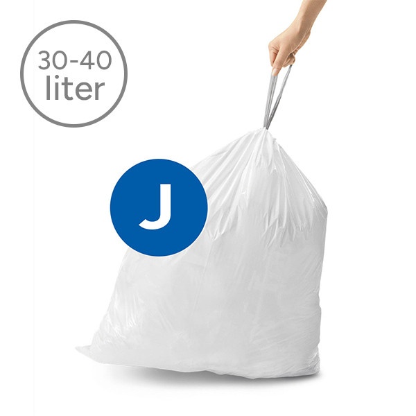 Vuilniszakken met trekband 30-40 liter | Simplehuman code J | 3 x 20 stuks SSI06016 - 2