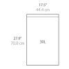 Vuilniszakken met trekband 30 liter | Simplehuman code G | 3 x 20 stuks SSI06011 - 3