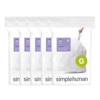 5 verpakkingen | 100 zakken | 30 liter