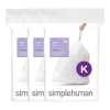 Vuilniszakken met trekband 35-45 liter | Simplehuman code K | 3 x 20 stuks SSI06014 - 1