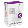 Simplehuman Vuilniszakken met trekband 35-45 liter | Simplehuman code K | 3 x 20 stuks  SSI06014