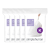 Vuilniszakken met trekband 35-45 liter | Simplehuman code K | 5 x 20 stuks