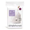 Simplehuman Vuilniszakken met trekband 3 liter | Simplehuman code T | 40 stuks  SSI00042