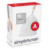 Simplehuman Vuilniszakken met trekband 4,5 liter | Simplehuman code A | 3 x 30 stuks  SSI06037