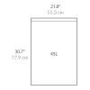 Vuilniszakken met trekband 45 liter | Simplehuman code M | 3 x 20 stuks SSI06029 - 3