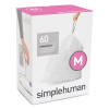Simplehuman Vuilniszakken met trekband 45 liter | Simplehuman code M | 3 x 20 stuks  SSI06029
