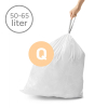 Vuilniszakken met trekband 50-65 liter | Simplehuman code Q | 20 stuks SSI00040 - 2