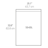 Vuilniszakken met trekband 50 liter | Simplehuman code Q | 3 x 20 stuks SSI06031 - 3