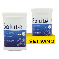 2x Solute reinigingstabletten | 1,2 gram | Ø 15 mm | 120 stuks