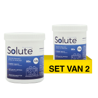 2x Solute reinigingstabletten | 3,2 gram | Ø 20 mm | 80 stuks