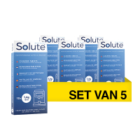 5x Solute reinigingstabletten | 1,6 gram | Ø 18 mm | 10 stuks