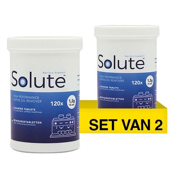 Aanbieding: Solute reinigingstabletten | 1,2 gram | Ø 15 mm (2 verpakkingen à 120 stuks) SSO04217 - 1