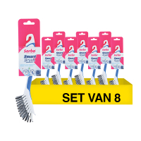 Sorbo Aanbieding: 8x Sorbo Smartbrush afwasborstel (blauw)  SSO00217