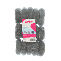 Sorbo Inox Staalspons | 23 gr (15 stuks) SSO04185