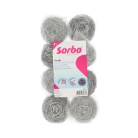 Sorbo Inox Staalspons | 40gr (8 stuks) SSO04059