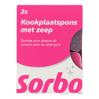 Sorbo Kookplaatspons (2 stuks) SSO04249