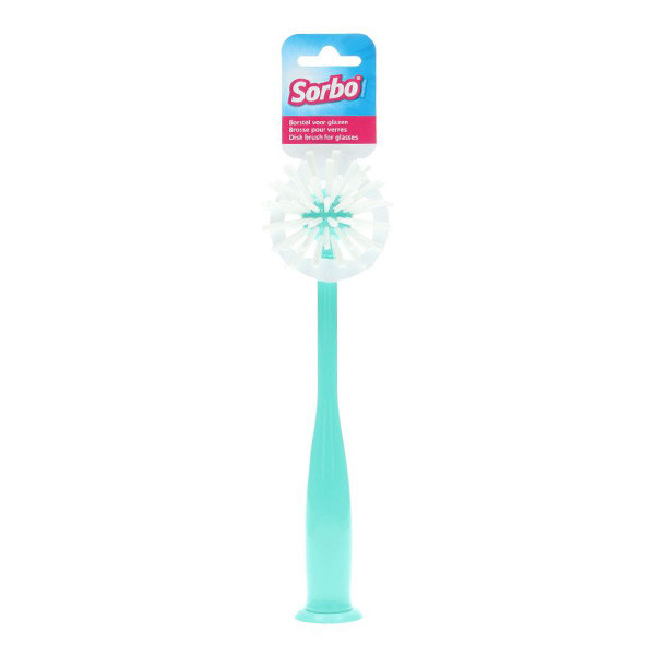 Sorbo afwasbol met zuignap (mintgroen) SSO00206 - 1