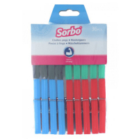 Sorbo wasknijpers plastic (36 stuks)  SSO00210
