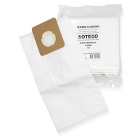 Soteco microvezel stofzuigerzakken 5 zakken (123schoon huismerk)  SSO01005