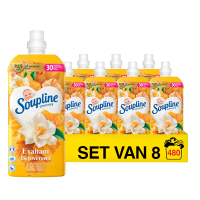Aanbieding: Soupline Wasverzachter Betoverend Mandarijn & Vanille 1280 ml (8 flessen - 480 wasbeurten) SSO04199