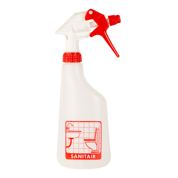 Sprayflacon Compleet | Rood | Sanitair | 600 ml (123schoon huismerk) SDR08625 - 1