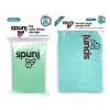 Spunj ultra absorberende doek + spons (blauwgroen)  SSP00008
