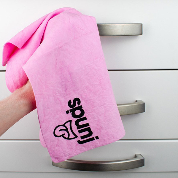 Spunj ultra absorberende doek + spons (roze)  SSP00007 - 7