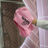 Spunj ultra absorberende doek + spons (roze)  SSP00007 - 8