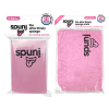Spunj ultra absorberende doek + spons (roze)  SSP00007