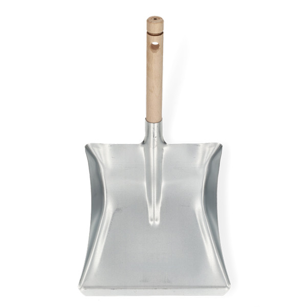 Stofblik Verzinkt met Houten Steel (123schoon-huismerk) SDR07312 - 1