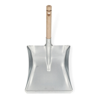 Stofblik Verzinkt met Houten Steel (123schoon-huismerk) SDR07312