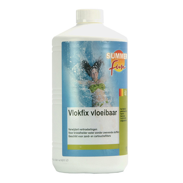 Summer Fun Vlokfix vloeibaar zwembad (1 liter, Summer Fun)  SSU00041 - 1