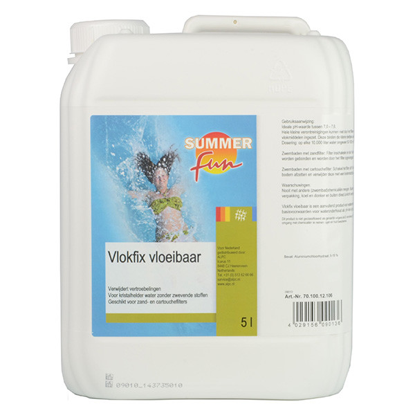 Summer Fun Vlokfix vloeibaar zwembad (5 liter, Summer Fun)  SSU00042 - 1