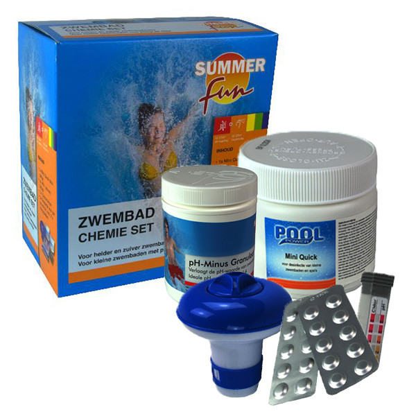 Summer Fun Zwembad startset chemie 4-delig | Voor baden van: 3000 - 7000 liter (Summer Fun)  SSU00032 - 1