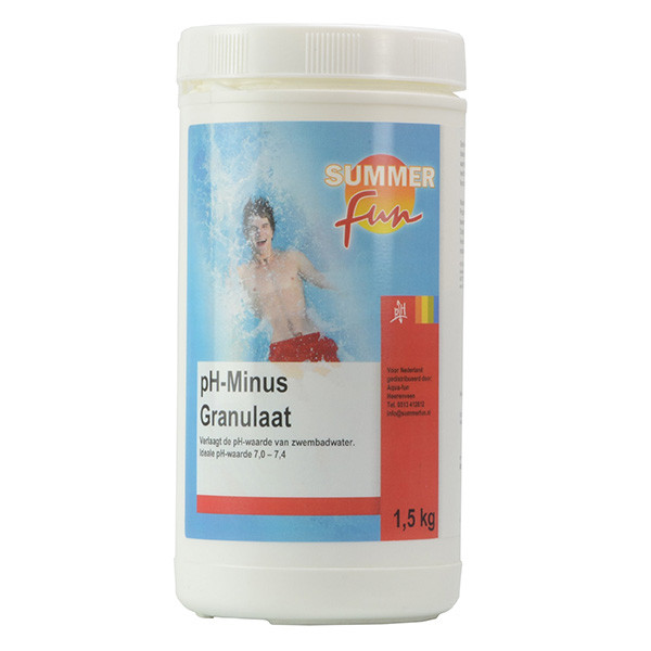 Summer Fun pH-waarde verlager zwembad (1,5 kg, Summer Fun)  SSU00039 - 1