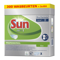Aanbieding: 3x Sun Pro All-in-1 ECO vaatwastabletten (100 stuks) SSU00272