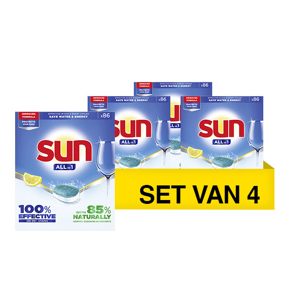 Aanbieding: Sun Allin1 Citroen (4 stuks - 86 tabs) SSU00215 - 1