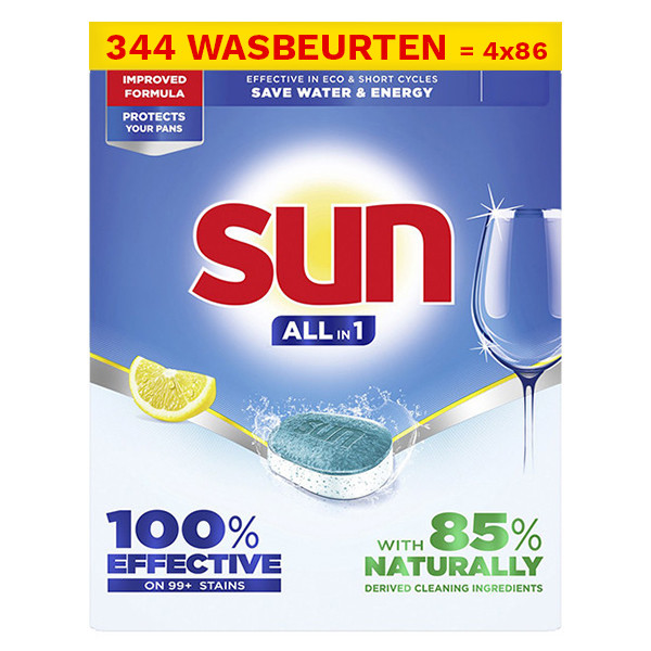 Aanbieding: Sun Allin1 Citroen (4 stuks - 86 tabs) SSU00215 - 1