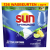 Aanbieding: Sun Optimum All-in-1 Citroen Vaatwastabletten (8 stuks - 136 wasbeurten)