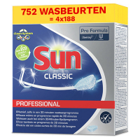 Sun Aanbieding: Sun Professional Vaatwastabletten Classic (4 dozen - 752 vaatwasbeurten)  SSU00175