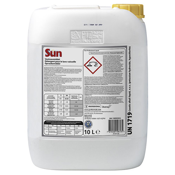 Aanbieding: Sun Professional Vloeibaar Vaatwasmiddel 10 L (2 stuks - 200 wasbeurten) SSU00250 - 2