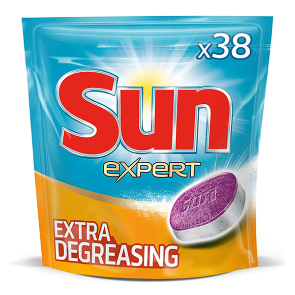 Sun All-in-1 Extra Degreasing vaatwastabletten (38 vaatwasbeurten)  SSU00100 - 1
