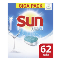 Sun All-in-One Vaatwastabletten Regular (62 stuks)  SUN00037