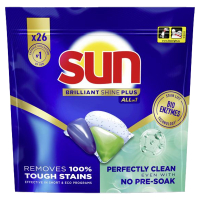 Sun Brilliant Shine Plus All-in-1 Vaatwascapsules (26 stuks) SSU00228