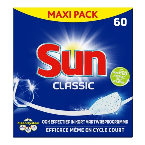 Sun Classic Vaatwastabletten (60 vaatwasbeurten) SSU00021 - 1