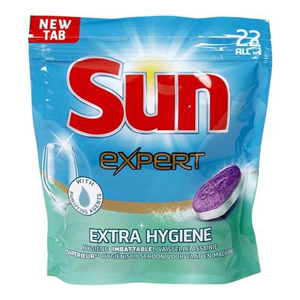 Sun Expert Extra Hygiëne Vaatwastabletten (22 stuks) SSU00230 - 1